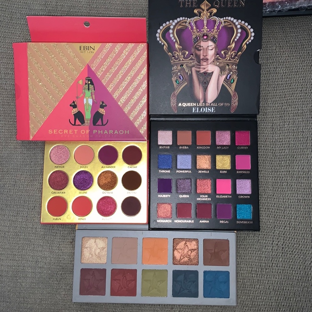 Gently used eyeshadow palette bundle